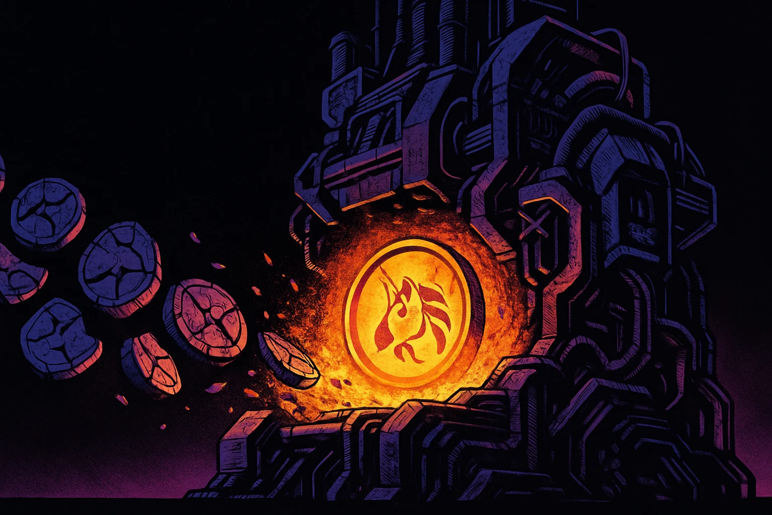 La proposition à succès d'Uniswap: en activant les frais de protocole, en brûlant des jetons et en restructurant la structure de gouvernance, UNI a grimpé de plus de 40%