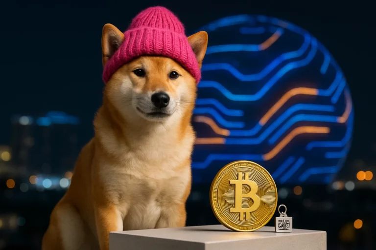 La pièce de monnaie pour chapeau de chien $WIF 